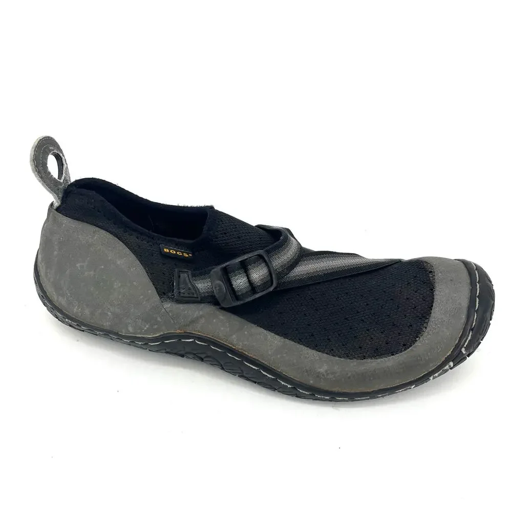 Bogs Men's 42/9  Crosswater Low Rubber Water Shoe‎ Knit Mesh Black Gray